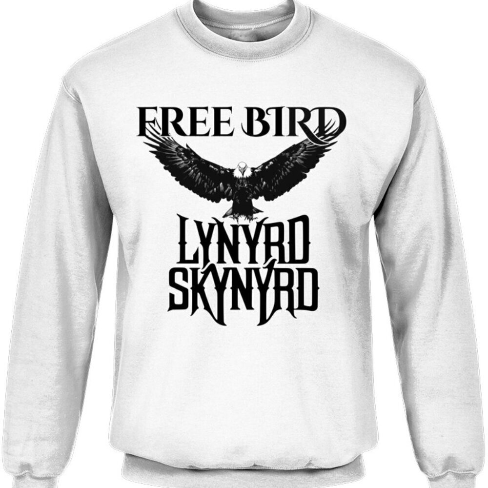 Lynyrd Skynyrd Free Bird Sweatshirt Rock Band Graphic Retro Concert